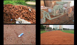 Terjual Material Gravel (Abu Merah/Semen Merah) Untuk Jogging Track dan