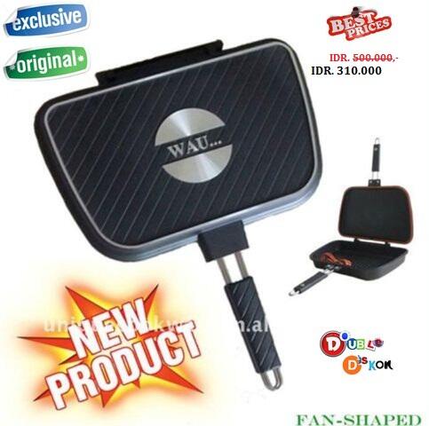 DOUBLE FRY PAN (Fan-shaped 34cm)