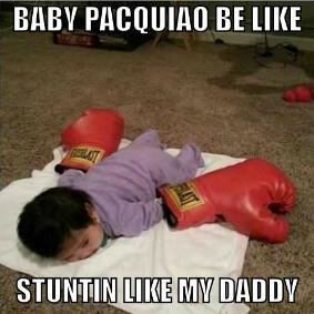 Foto - foto Pac Man waktu KO di jadiin jokes