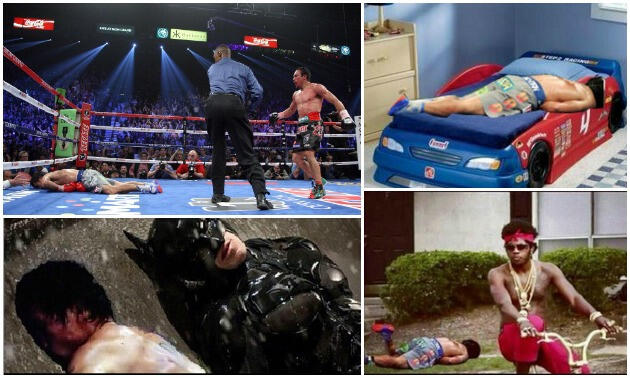 Foto - foto Pac Man waktu KO di jadiin jokes