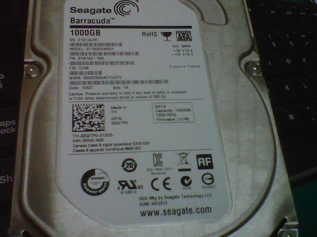 HARDISK SEAGATE UTK PC I TERA MAKNYUS DAHH....