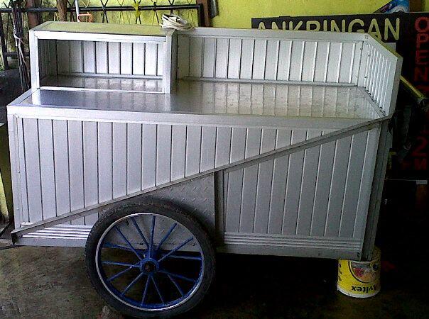 Terjual GEROBAK full aluminium rangka besi bekas KASKUS