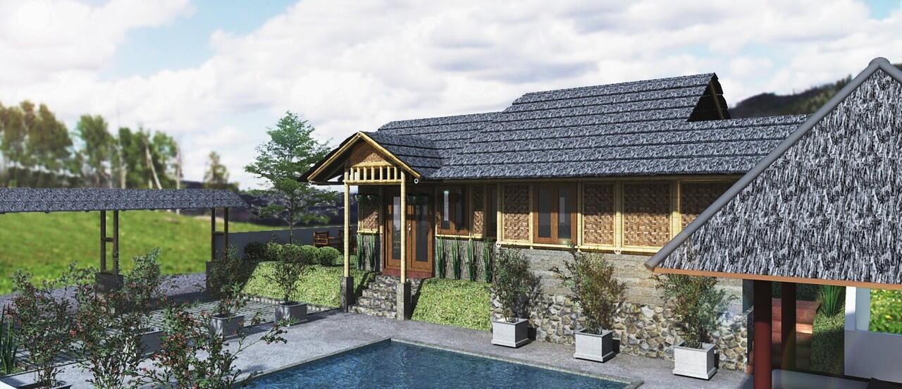 Desain Rumah Bambu sederhana gan.. GO GREEN