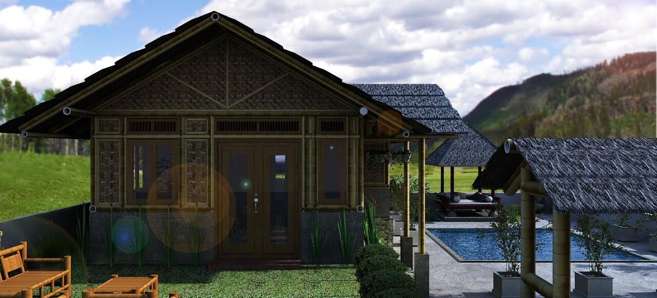 Desain Rumah Bambu sederhana gan.. GO GREEN