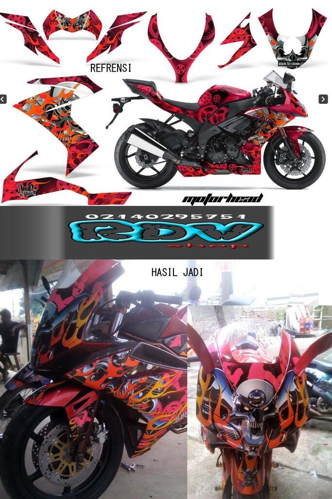 DECAL /STRIPPING MOTOR CUSTOM UNTUK SEMUA MOTOR DESAIN SUKA SUKA AGAN