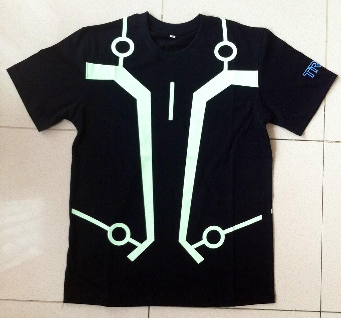 Kaos T-shirt Tron Legacy glow in the dark