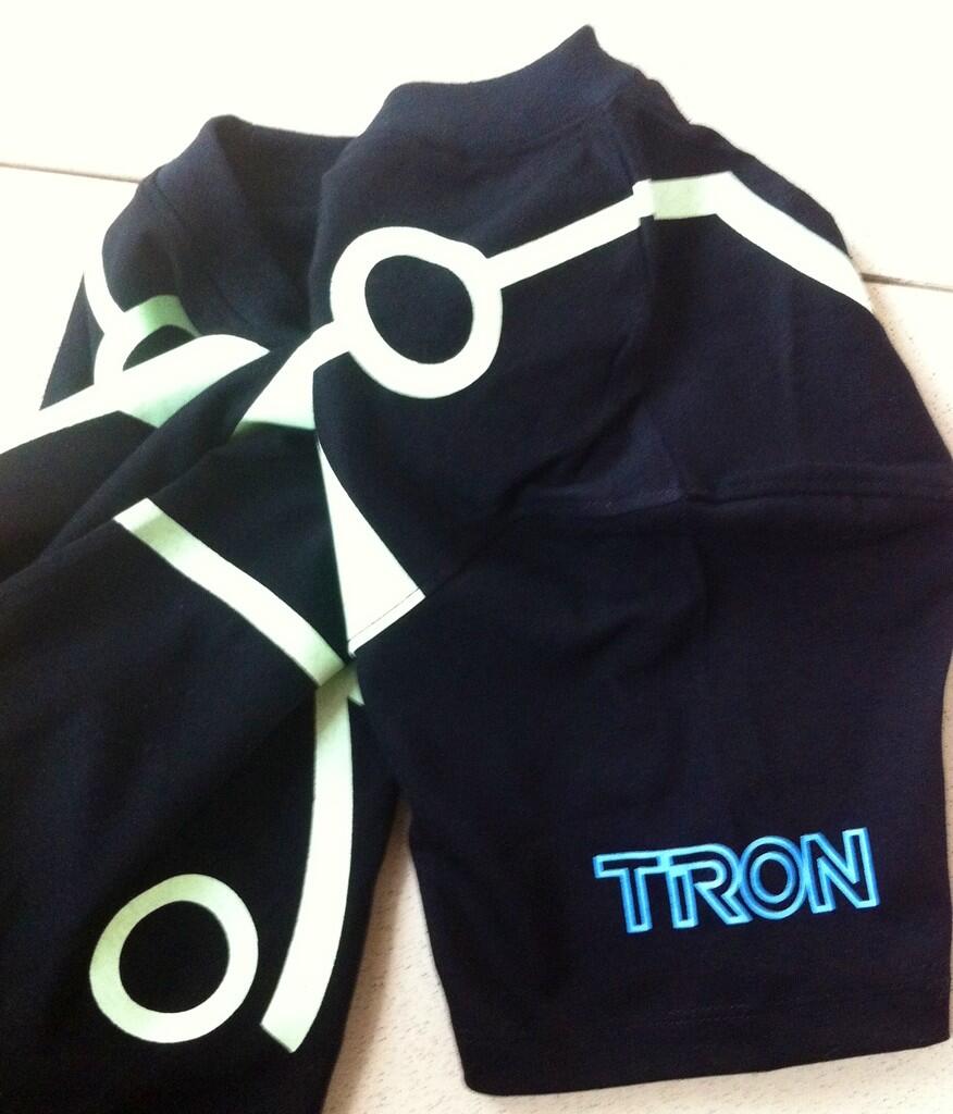 Kaos T-shirt Tron Legacy glow in the dark