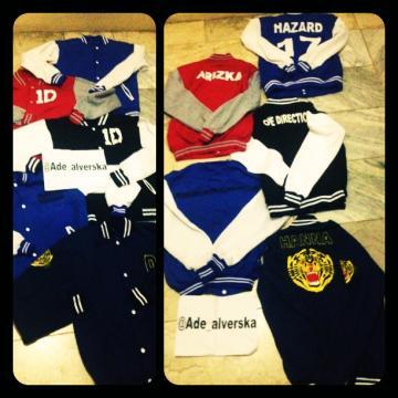 Varsity / hoodie ONE DIRECTION berkualiatas dan murah!!