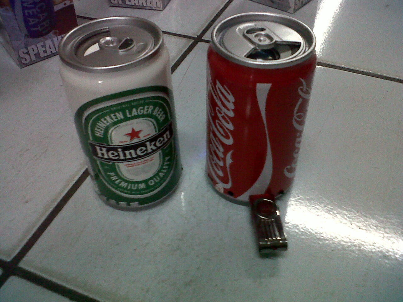 speaker mini kaleng minuman