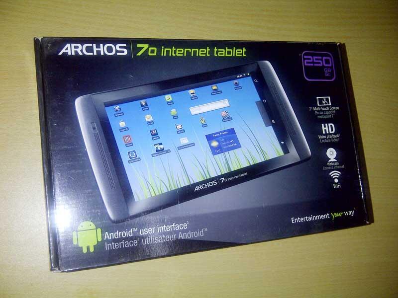 ARCHOS 70 Internet Tablet 250Gb