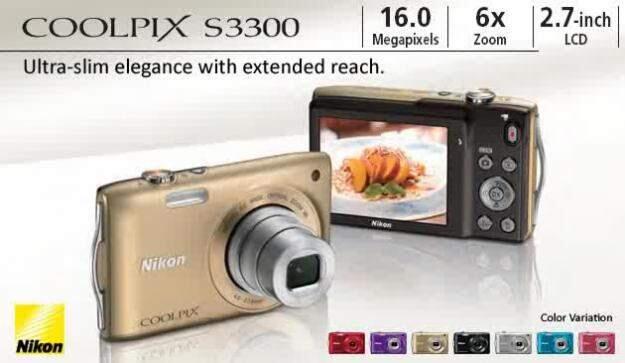 NIKON S3300 Super Murah