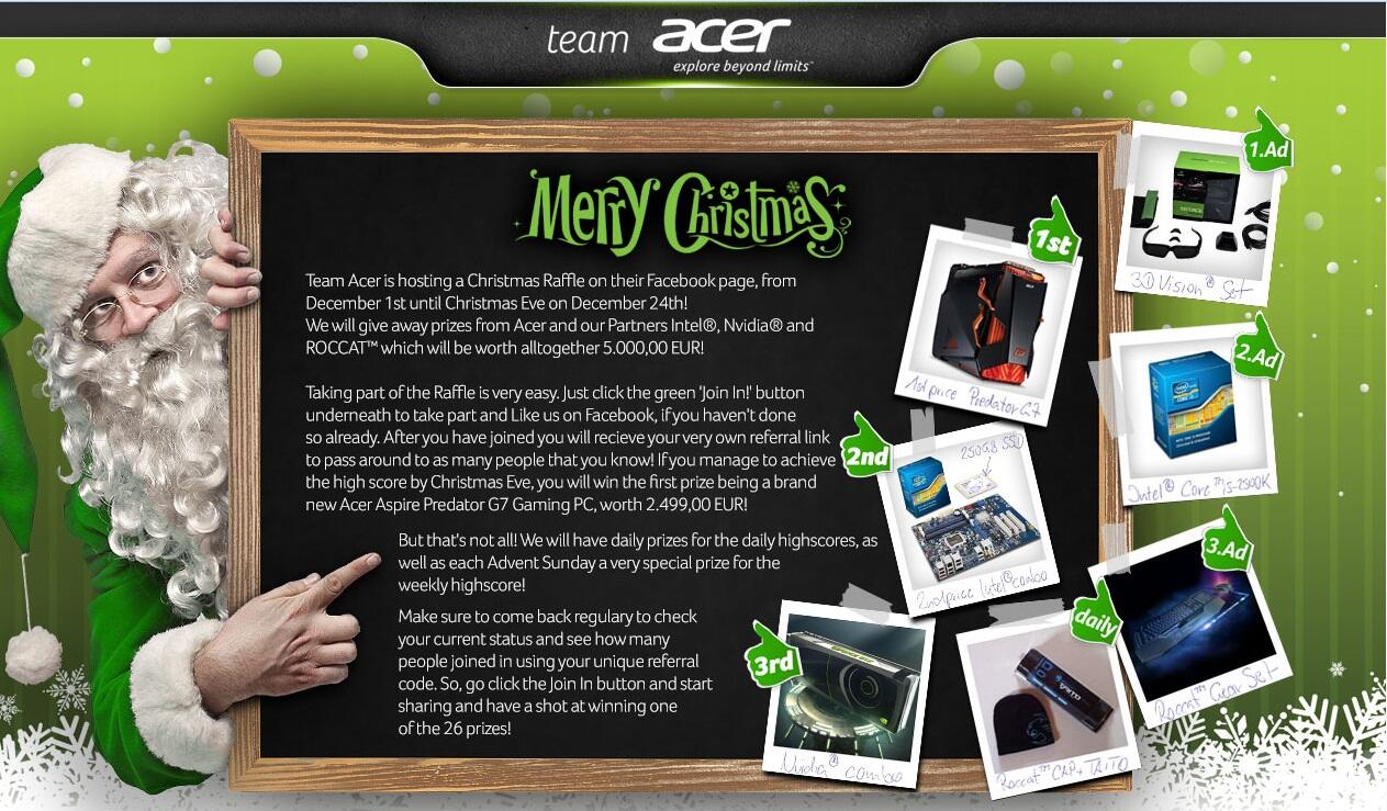 Hadiah keren gratisan dari Team Acer