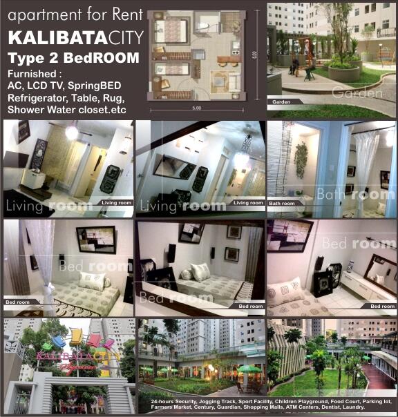 Terjual Sewa murah Kosan Apartemen Kalibata city Jakarta 