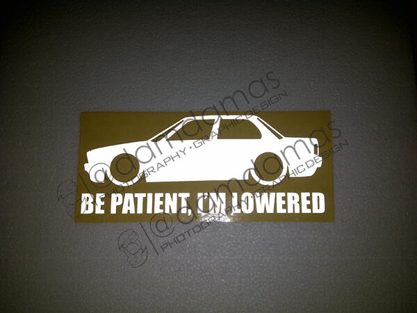 Stiker (decal) Mercedes, BMW, Toyota Crown, dll