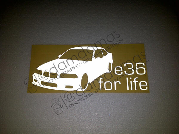 Stiker (decal) Mercedes, BMW, Toyota Crown, dll