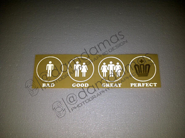 Stiker (decal) Mercedes, BMW, Toyota Crown, dll