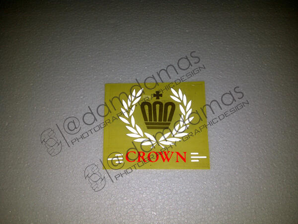 Stiker (decal) Mercedes, BMW, Toyota Crown, dll