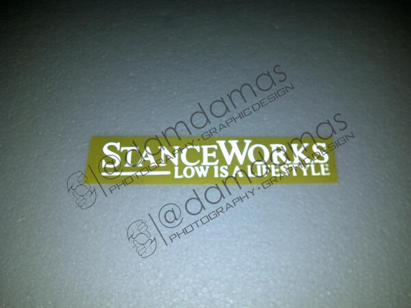 Stiker (decal) Mercedes, BMW, Toyota Crown, dll