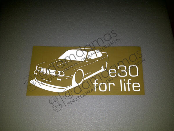 Stiker (decal) Mercedes, BMW, Toyota Crown, dll