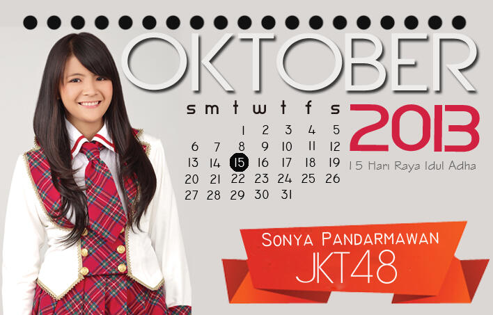  Kalender Sonya JKT48 2013 &#91;HOT&#93;