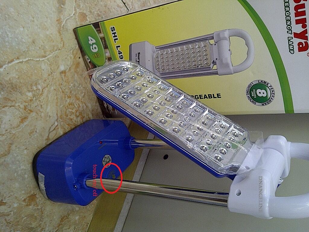 Senter, Lampu meja, Lampu gantung, bisa di charger ^_^