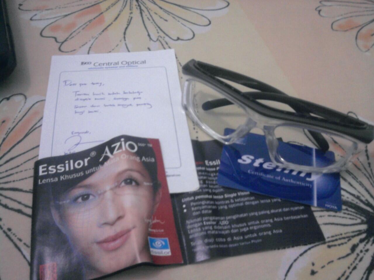 Testimonial Record Pelanggan Central Optical - Prescription eyewear for many activity