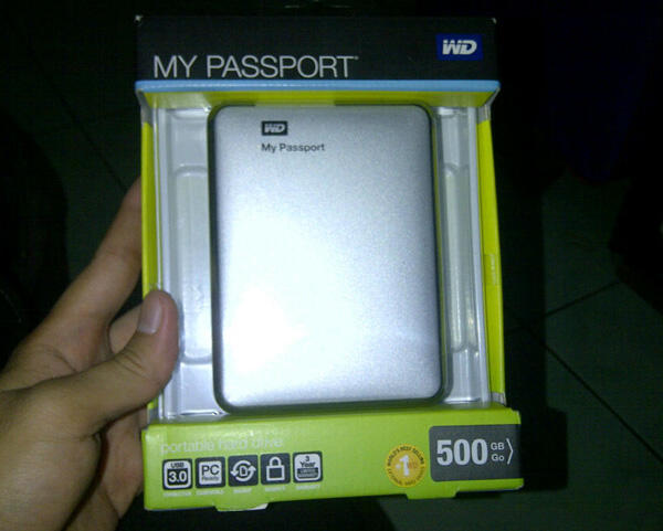 hard disk External WD MyPassport 500 GB MURAH ABISS!!!
