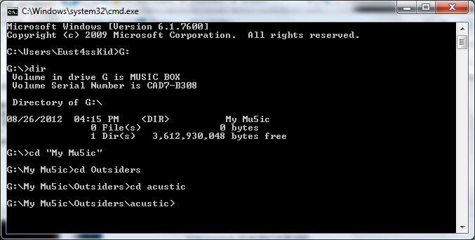 [share]menyimpan folder di dalam foto melalui cmd