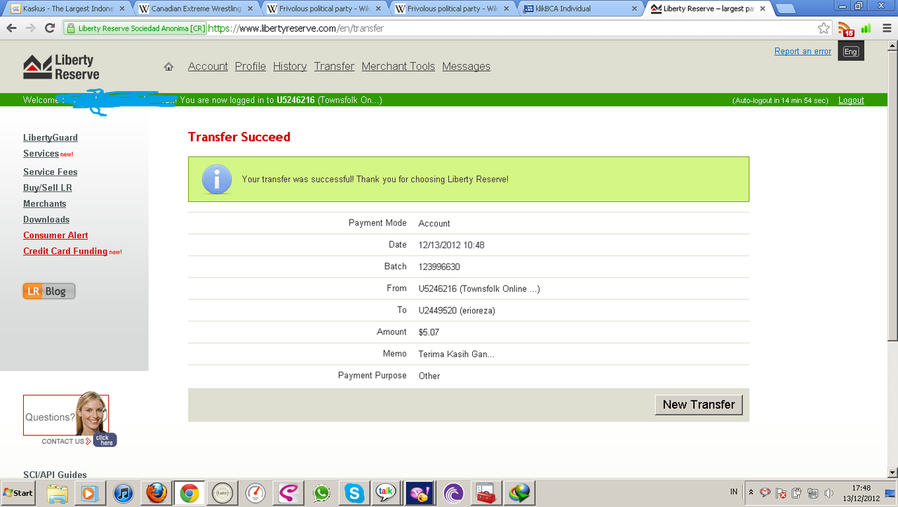 - TONWSFOLK - Feedback / Testimonial / Transaction List