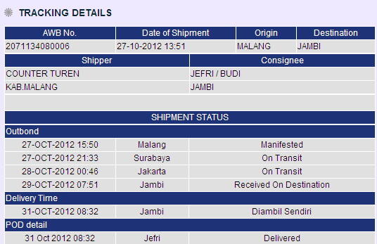 SURAT TERBUKA UNTUK ID X.TORY.X dan JNE JAMBI MOHON KLARIFIKASI !!