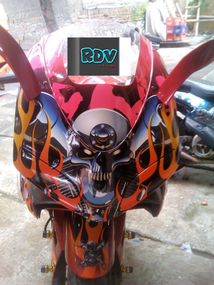 DECAL /STRIPPING MOTOR CUSTOM UNTUK SEMUA MOTOR DESAIN SUKA SUKA AGAN