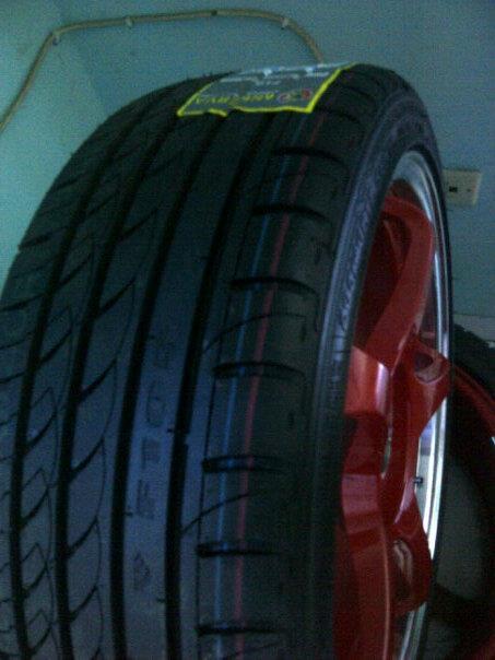 WTS : Velg Avanti red 17" 4x100 + ban 205/40r17