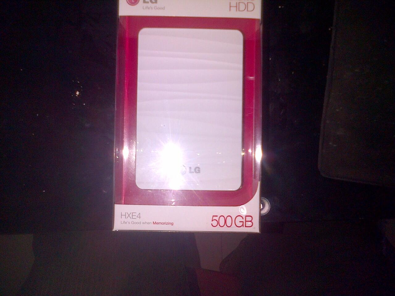 Harddisk External LG HXE4 500GB