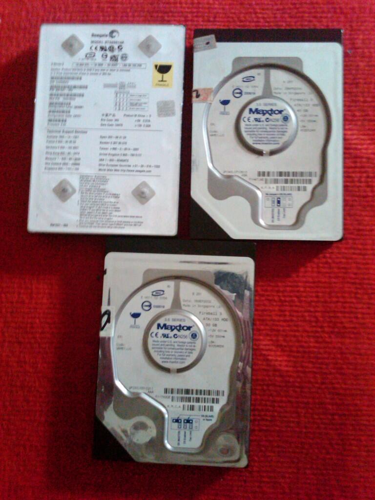 JUAL HARDISK 40, 30, 20, GB IDE