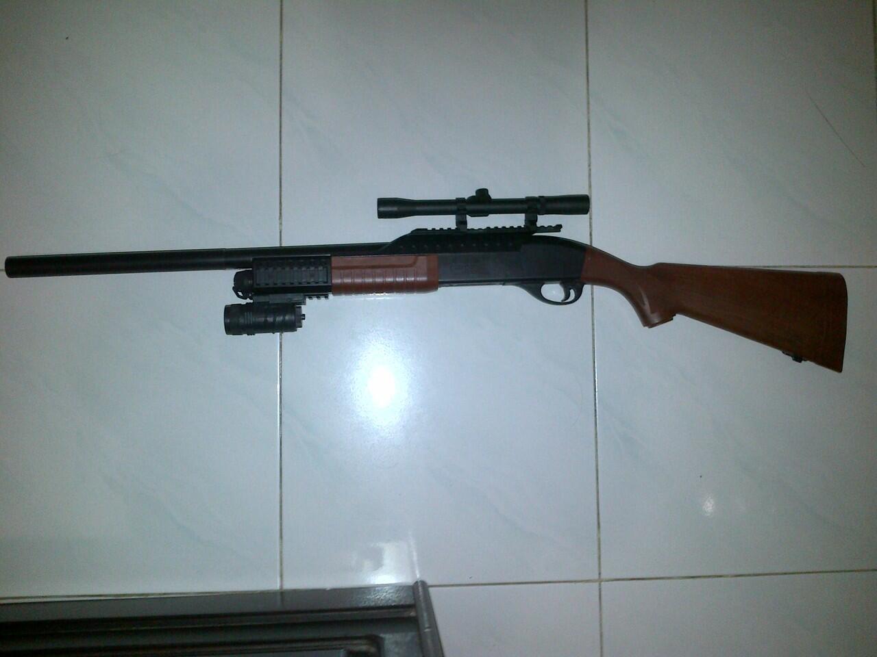 JUAL "SNIPER" SHOTGUN K7F SPRING FULL UPGRADE