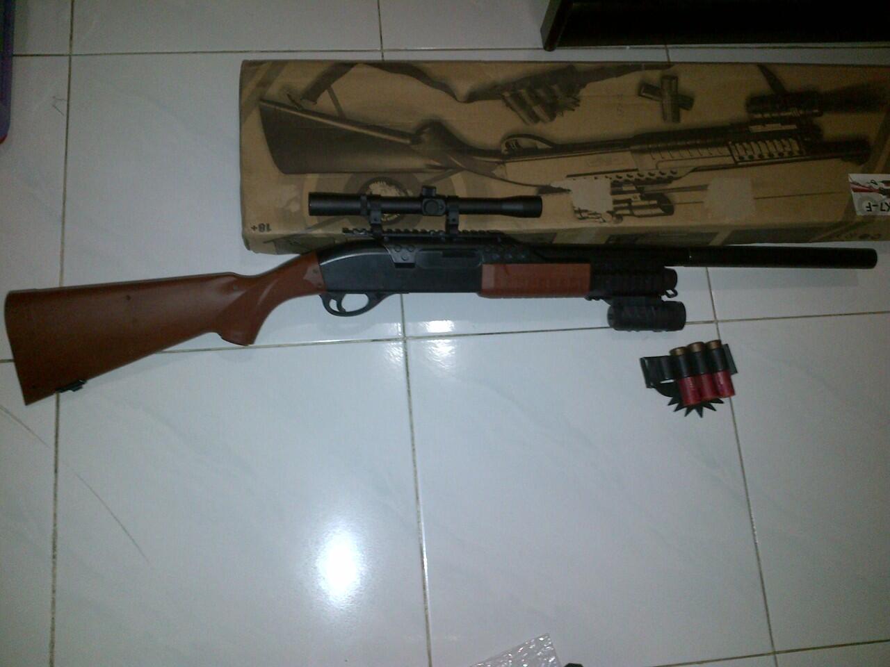 JUAL "SNIPER" SHOTGUN K7F SPRING FULL UPGRADE