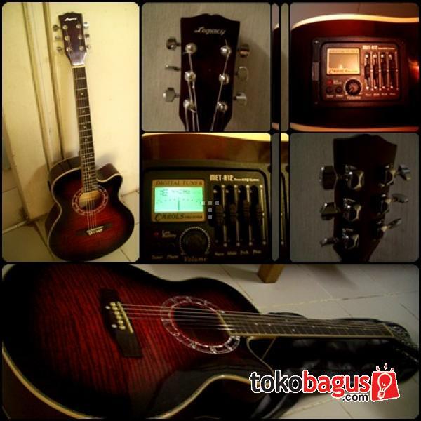 Gitar akustik elektrik merek Legacy NEW 100%