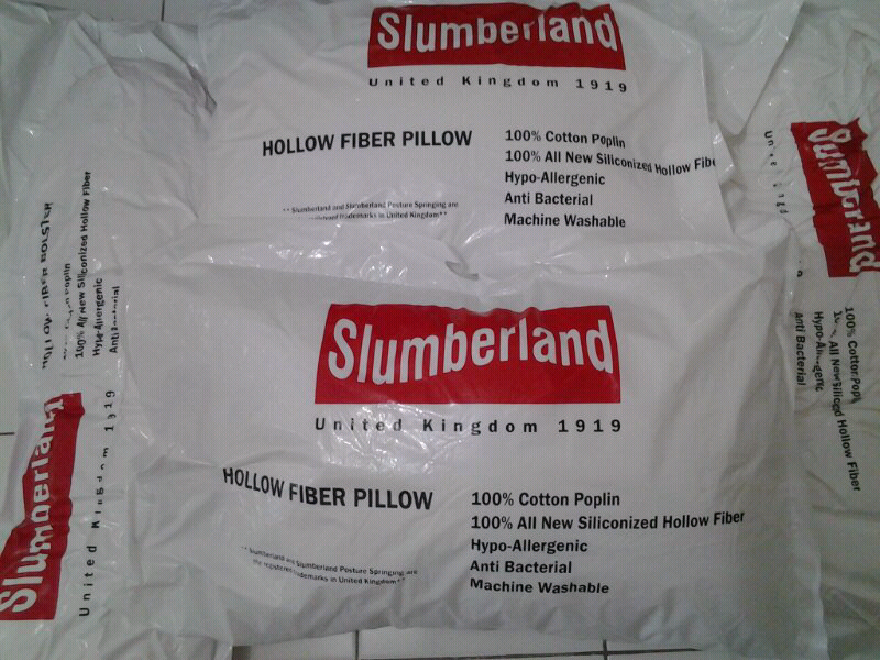 Bantal Guling merk Slumberland Pillow Bolster NEW