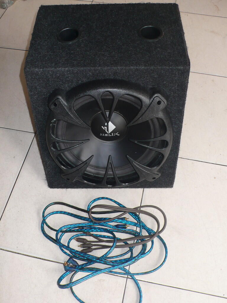 amplifier 5ch / Subwoofer 12" merek Helix (MADE IN GERMANY)