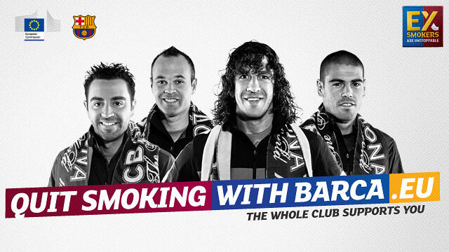 &#91;Stop Merokok&#93; &quot;Quit smoking with Barça”