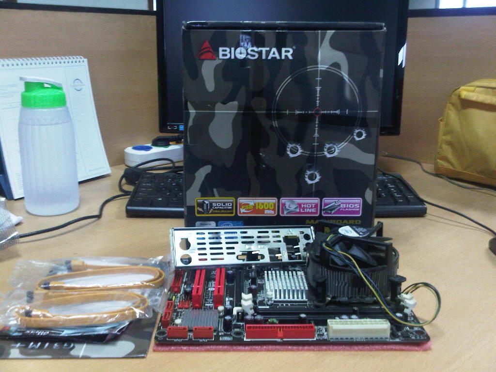 Paketan Mantap,,,BIOSTAR G31M-7 TE + C2D E6300