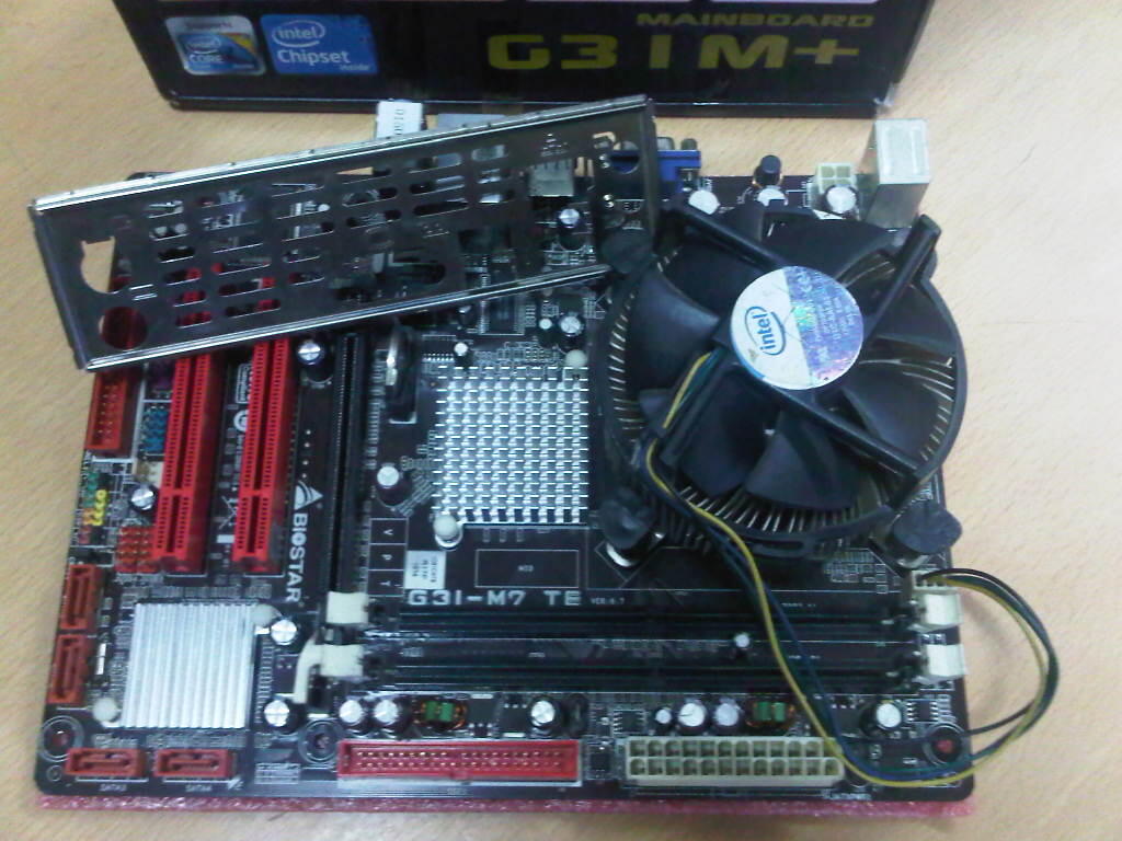Paketan Mantap,,,BIOSTAR G31M-7 TE + C2D E6300