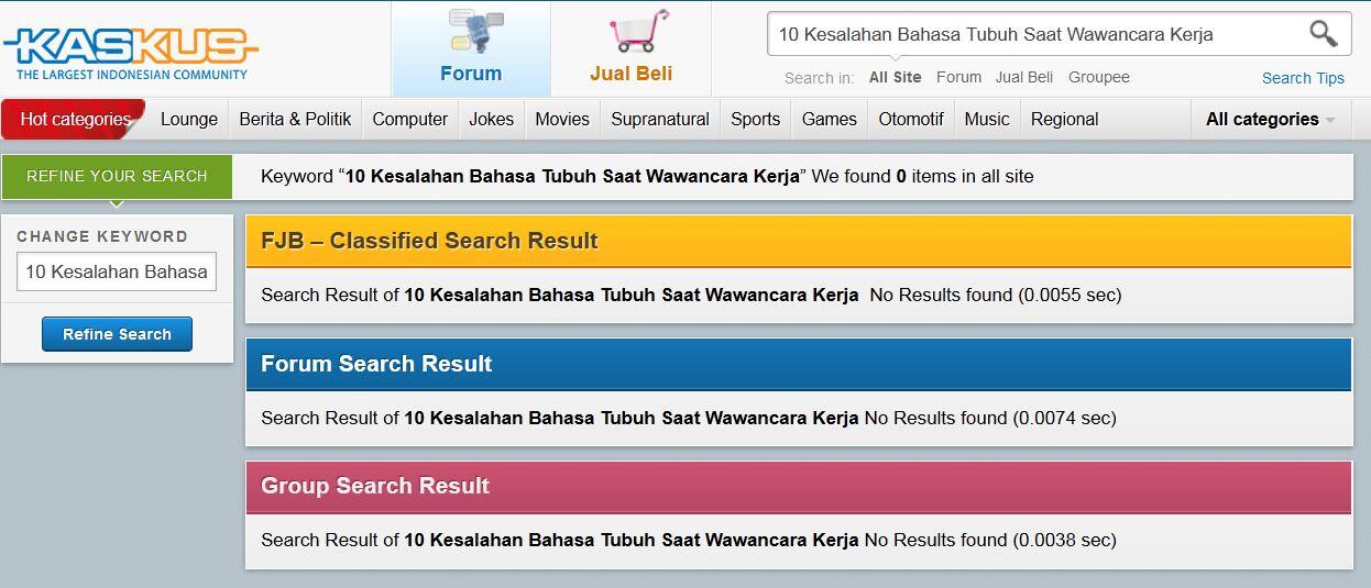 10 Kesalahan Bahasa Tubuh Saat Wawancara Kerja
