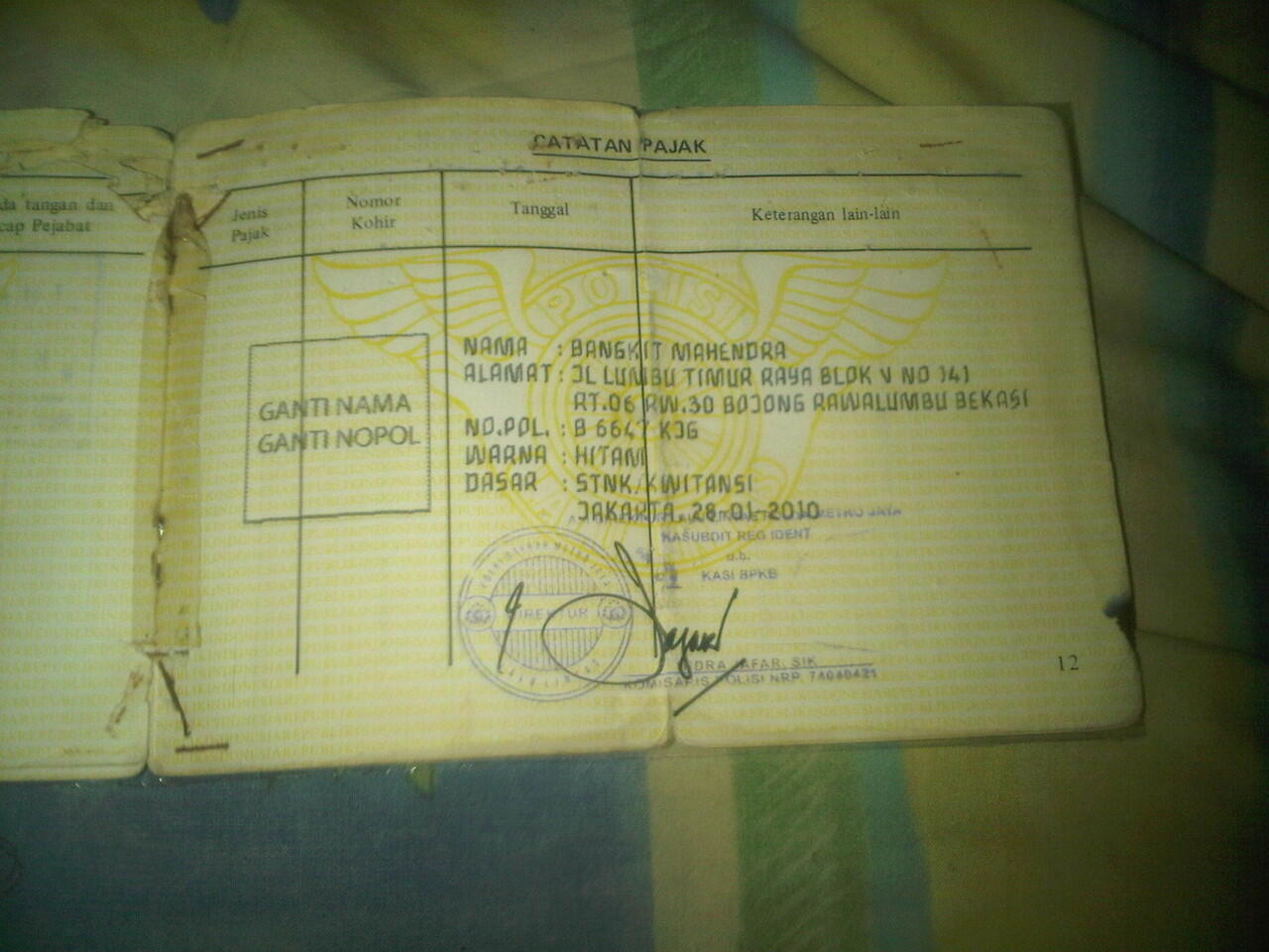 GL100 modif CB Surat Lengkap
