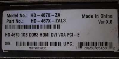 Vga xfx ati radeon hd4670 1gb ddr3 128bit ( GARANSI !! )