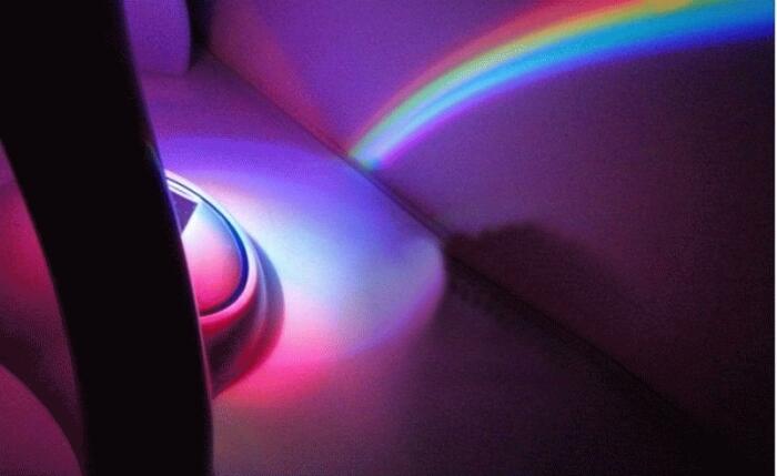 LAMPU TIDUR PROYEKTOR PELANGI - LUCKY RAINBOW
