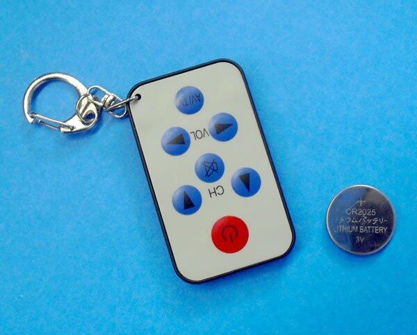 Universal IR Mini TV Remote Control Keychain