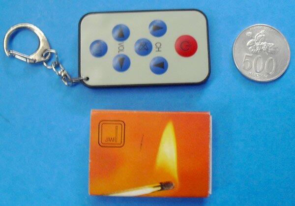 Universal IR Mini TV Remote Control Keychain