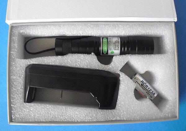 REAL 50mW 650nm Laser Pointer FlashLight Complete