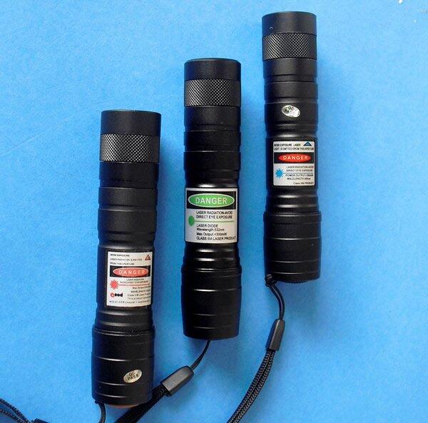REAL 50mW 650nm Laser Pointer FlashLight Complete